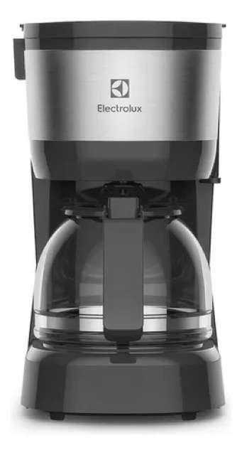 Cafeteira elétrica inox, filtro permanente, 600 ml, 15 xícaras